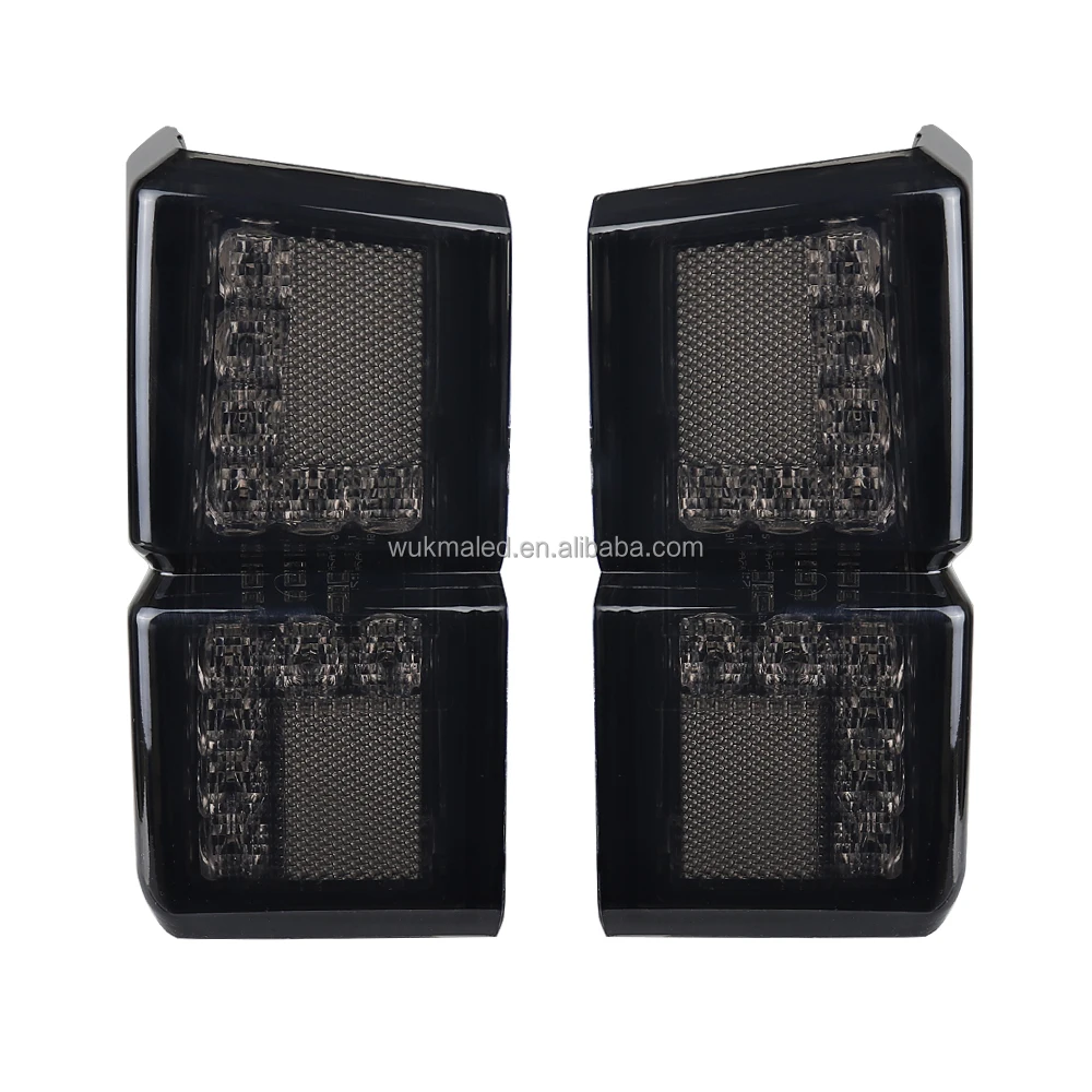 Smoke Led Tail Light Rear Left+right For Polaris Ranger 1000 Xp Crew