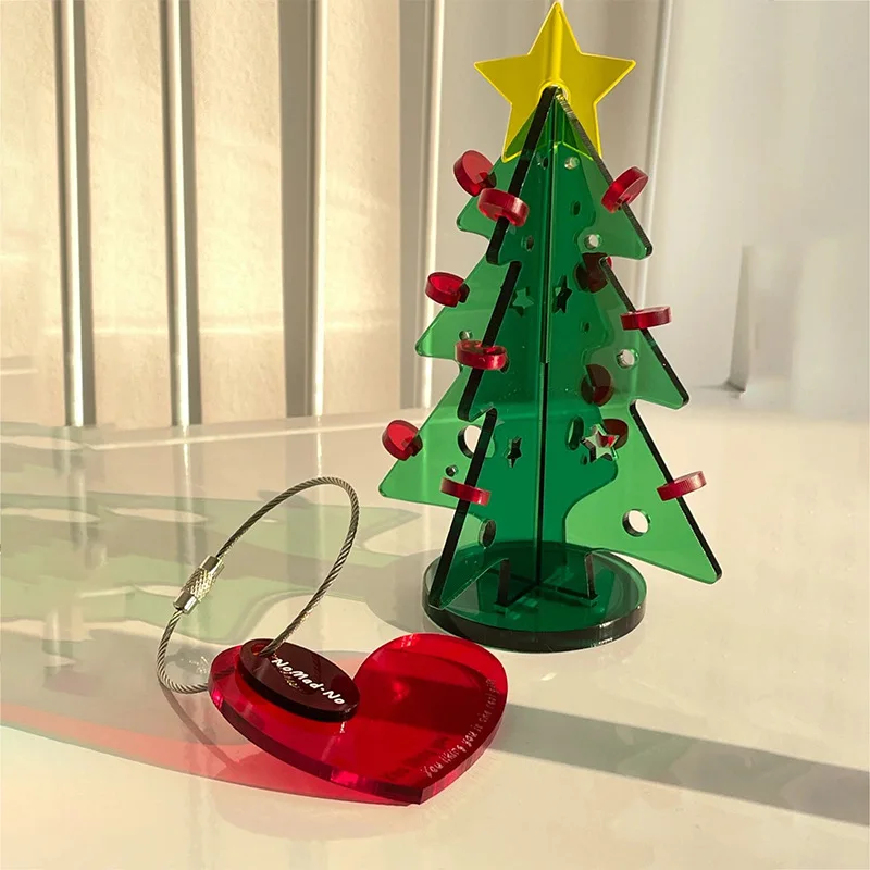 Customized Acrylic Christmas Tree Ornaments For Decoration Christmas