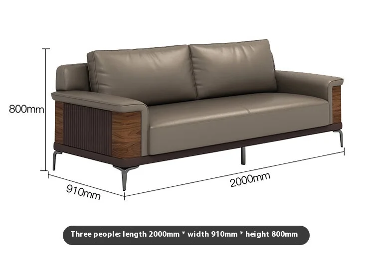 Best Price Modern Modular Office Room Furniture Foldable PU Leather Sofa Coffee Table Set Simple and Stylish