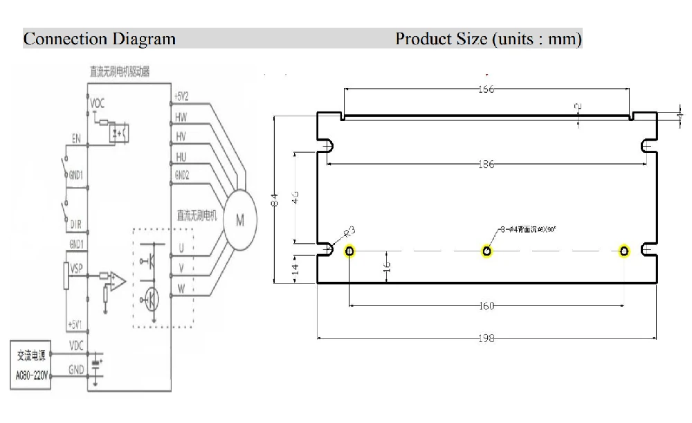 BLDC Motor Driver JKBLD120 for 120W Brushless Motors | 12V-30V Input ...