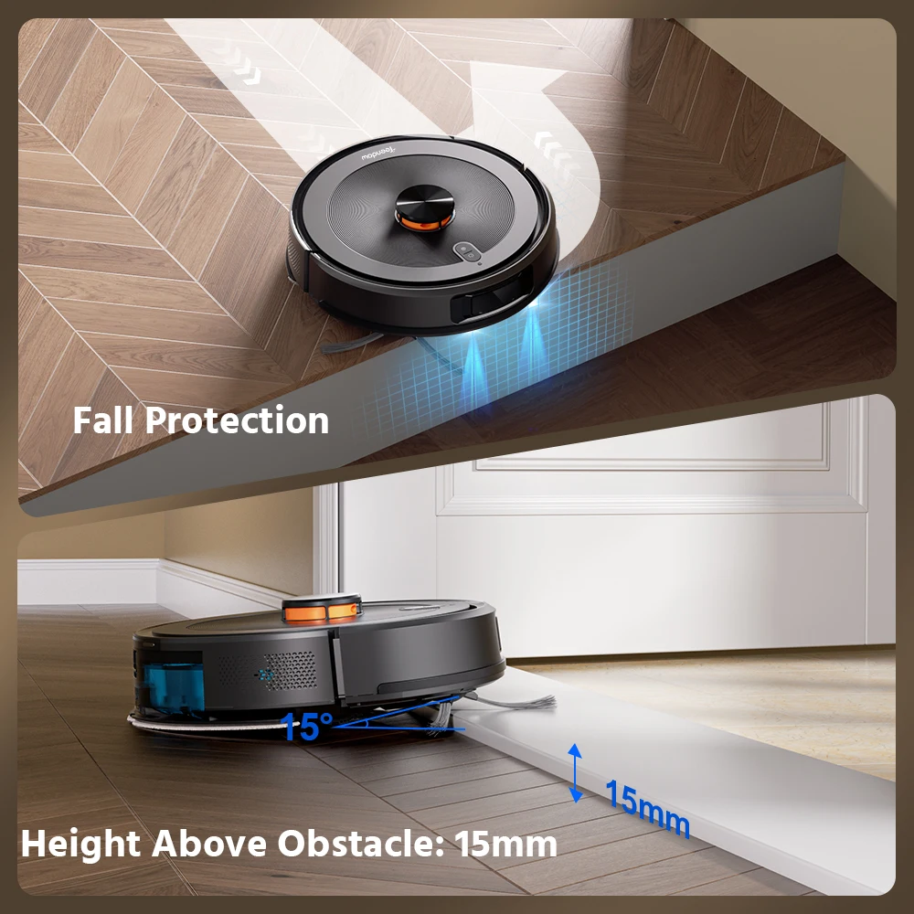 Teendow Aspirateur Staubsauger Robot Vacuums Lds Laser Robotic Sweeper Vacuum Cleaner Robot Vacuum Self Empty