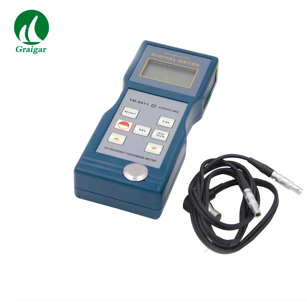 Thickness Meter Tm-8811 Ultrasonic Thickness Gauge 1.5~200mm/0.06~8 ...