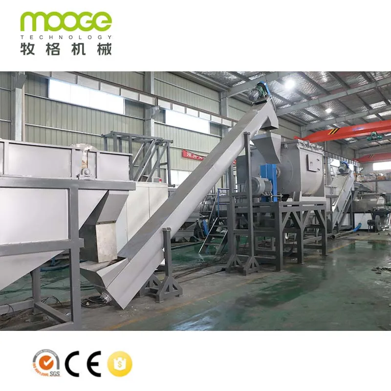 Waste PP Raffia Bag / Nylon Bag Recycling Machine