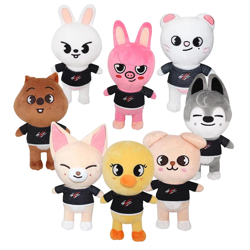 Skzoo Wolf Plush Toy Figure Stray Kids Doll Kawaii Cartoon Stuffed 