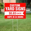 red sign sheet