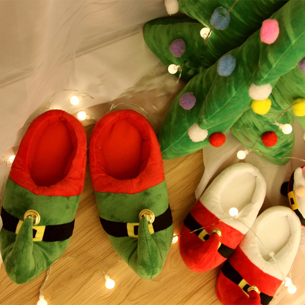 silly christmas slippers