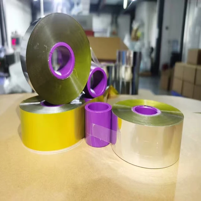 Golden Carbon Ribbon 55mm*600m 33mm*600m Heat Transfer RibbonSuitable for DIKAI D03S D05S Markem Imaje X40 X45 X60 VJ6330 6530 3