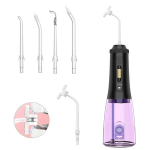 New Innovative Black Water Flosser Oral Irrigator with 300ML Water Tank