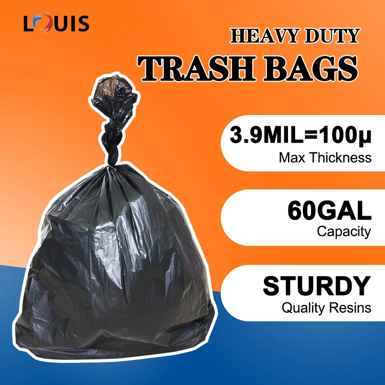 Star Seal  Heavy Duty Custom Printed  Blue  Purple Yellow pink  Scented  Dustbin Trash  Garbage Bag with logo