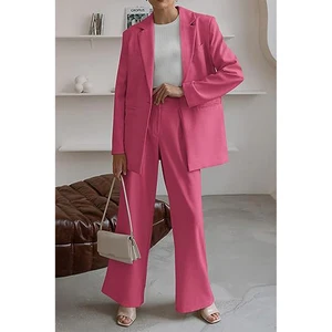 Autumn Fashion New Tracksuit Sets Business Office Ladies Formal Blazer and Pants Sets Female Outfits Women's 2PCS Pants Sets