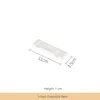 White 3-Grid Chopstick Rest