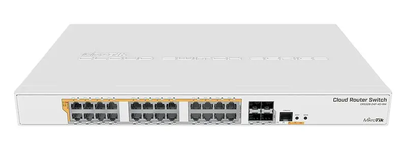 Mikrotik CRS328-24P-4S + RM 24ポートGigabit Ethernetルータ/スイッチ4 10Gbps SFP +  ポートで1Uラックマウントケース| Alibaba.com