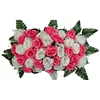 Blanco + rosa intenso