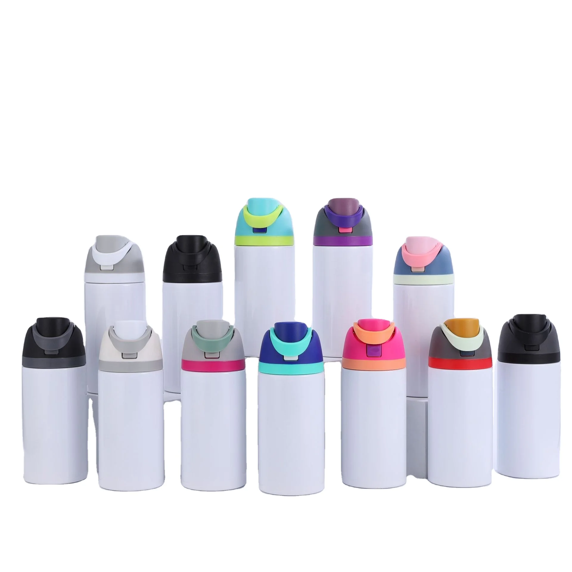 Custom 500ml 16oz Sublimation Vacuum 304 Stainless Steel Thermal Sports Dual Drinking Tumbler Cup Water Bottle With Handle_voghion.com