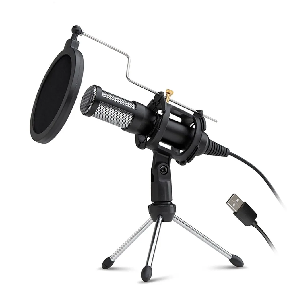 Professional Condenser Microphone Usb Plug And Play Home Studio Podcast  Vocal Recording Microphones With Mini Mic Stand Dual-lay - Buy Condenser  Microphone,Professional Condenser Microphone,Vocal Recording Microphones  Product on 