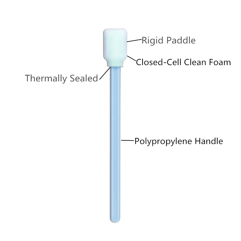 Чистая комната губки подсказки пены полиуретана корпии свободная от плоская вытирает тампоном CM-FS707 4