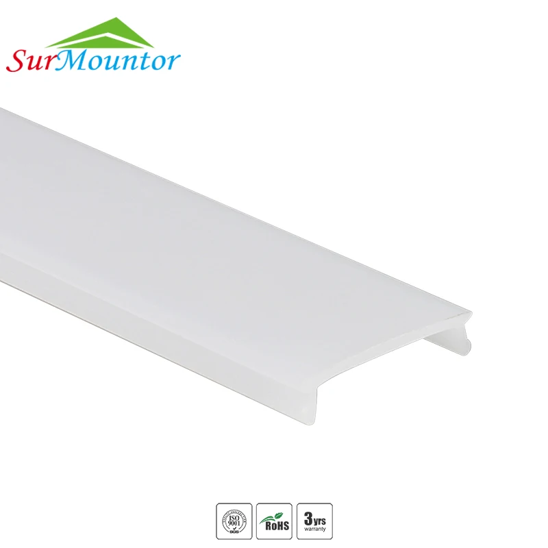 2810 Shallow Led Profile Recessed Led Light bar 20mm Wider Aluminum Profile with PC Diffuser