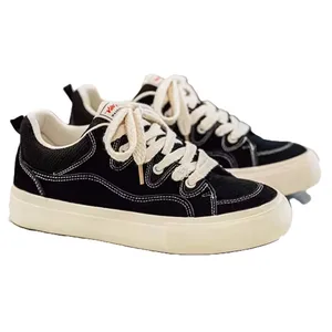 Korean-Style Lace-Up Sneakers for Men Breathable Mesh Upper Sports Design for Autumn Casual Wear Skateboarding