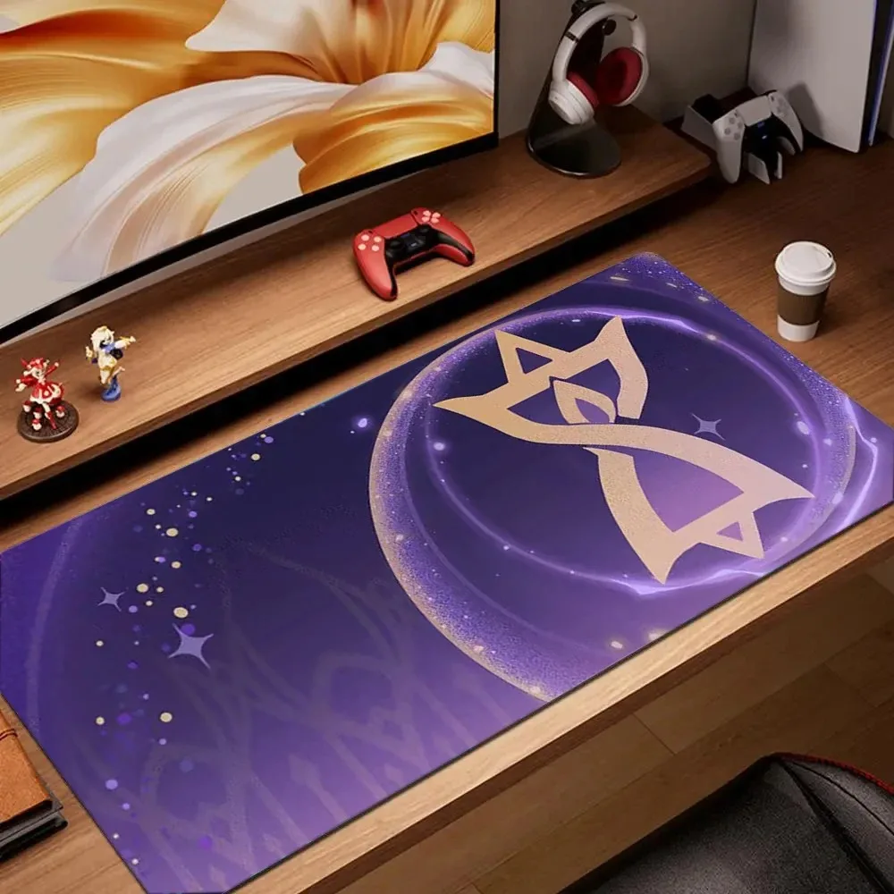 Genshin Impact Character Pattern Stylish Cool PC Gaming Mouse Pads Gamer Mats Teclado Pa aperçu 28