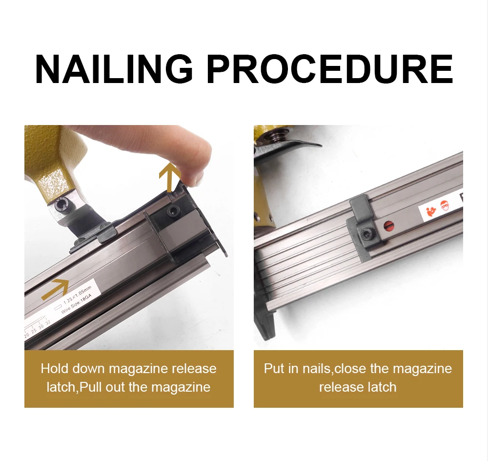 18 Gauge Staple Gun Best Pneumatic Narrow Crown Stapler Flooring Nailer