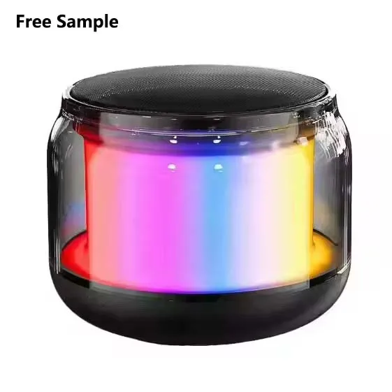 BT 5.0 Speaker Subwoofer Portable Player RGB Light Speaker Waterproof USB Outdoor Speaker