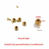 Golden round style