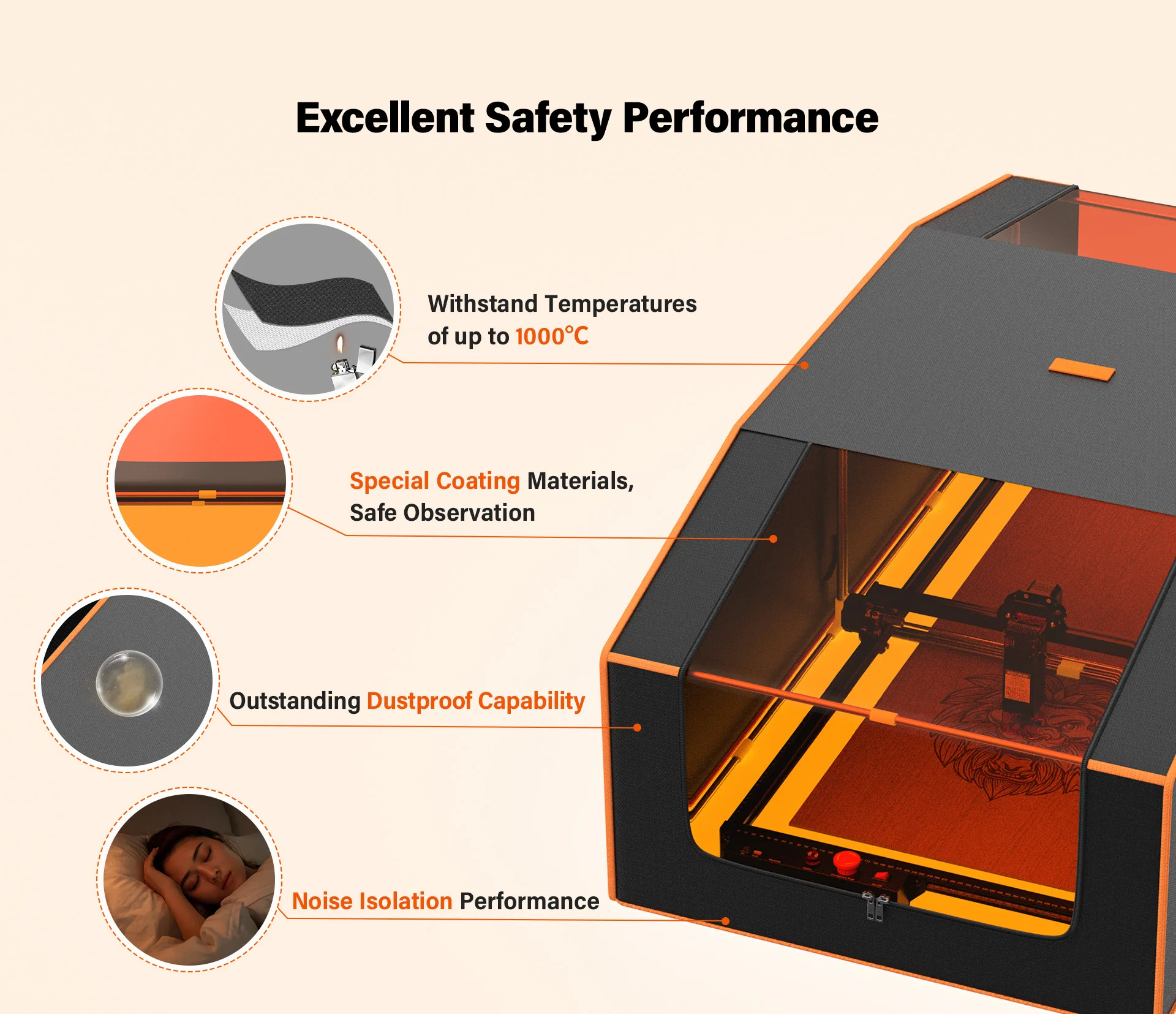 Mecpow FC1 Fireproof Enclosure for Laser Engravers