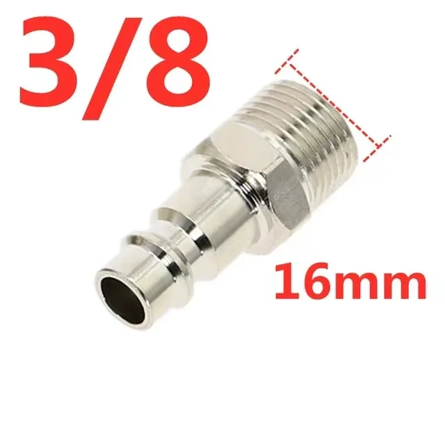 Adattatore Per Accoppiatore Per Raccordo Per Tubo Flessibile Con Attacco Rapido Per Linea D'aria Europea Euro Per Compressore Pneumatico - Foto 4