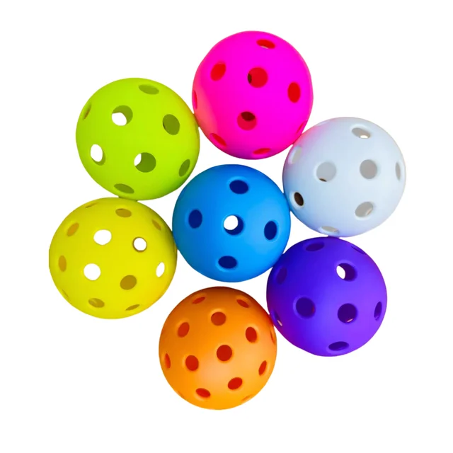 Outdoor Pickleball Balls 26/40 Holes Training Pickleball Accessories Competition Hollow Balls 73/74mm Standard Pickle Balls