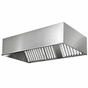 Custom Stainless steel commercial kitchen cooking range hood