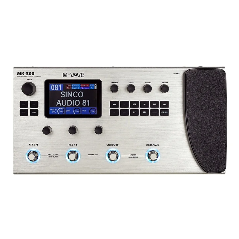 MK-300 Guitar Multi-Effects Pedal - 320+ Effects & 100 Cabs