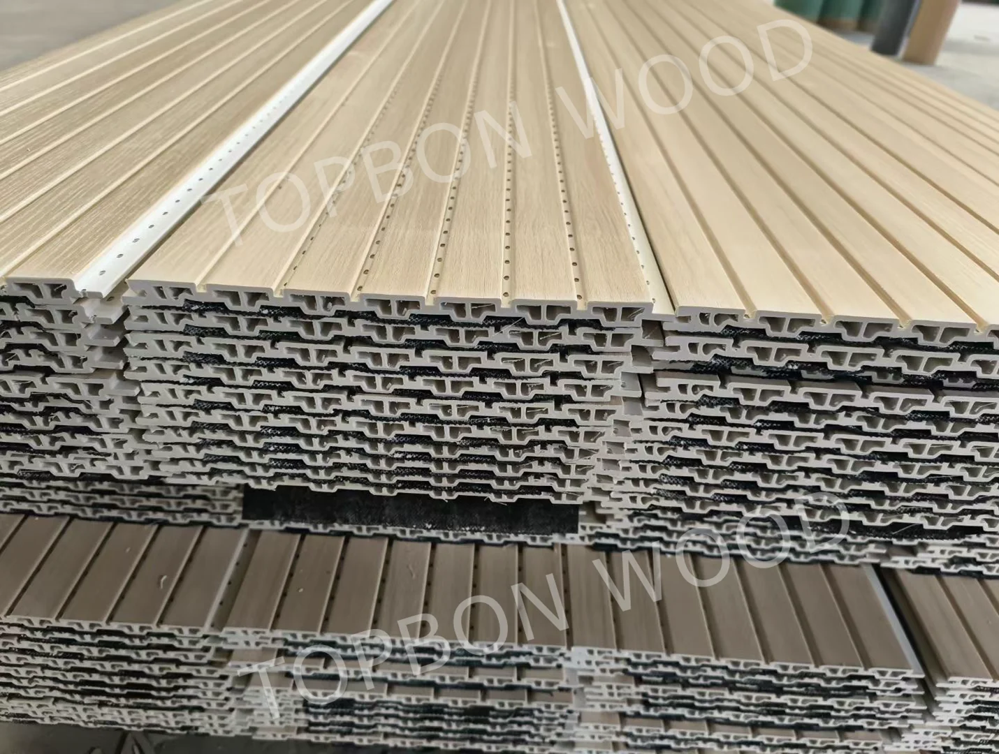 Partition Cream Wpc Wall Panel External