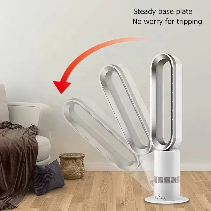 Smart Portable Electric Remote Control Table Air Condition Cooling Electric Intelligent Floor Bladeless Fan