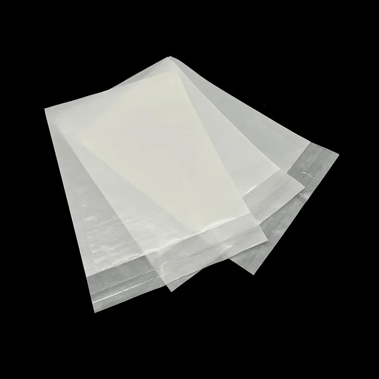 Custom Printed Biodegradable White Glassine Envelope Waxed Paper Packaging Bags For Clothing