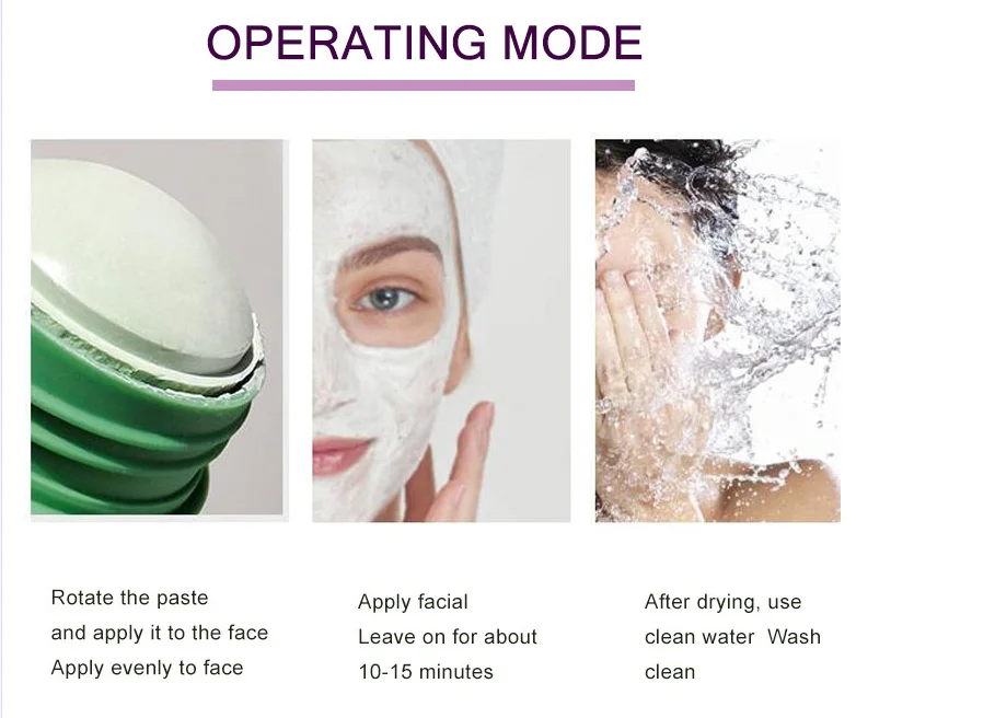 Private Label Effective Deep Clean Green Tea Cleansing Mask Whitening Cleansing Green Tea Mask Stick for Face