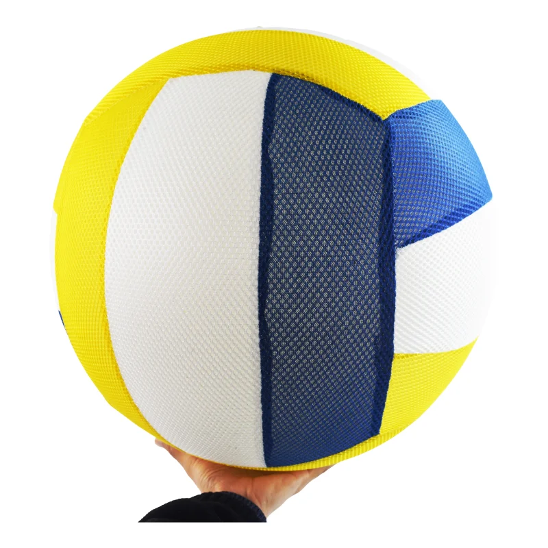Kids Mesh inflatable ball Jumbo Volleyball Toy Soft Fabric Inflatable Custom Cloth Covered Balls