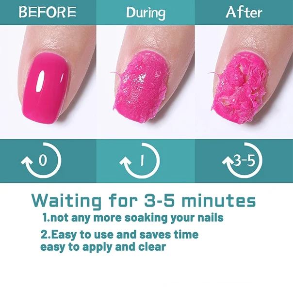 Professional 3 Minutes Magic Quick Easy Simple Fast Remove Uv Led Gel