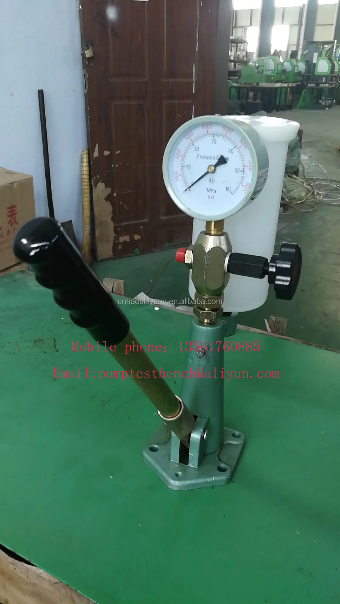S80H Common Rail diesel Injector Nozzle Tester Adjusting Calibrating diesel Engine Fuel Injector Tester