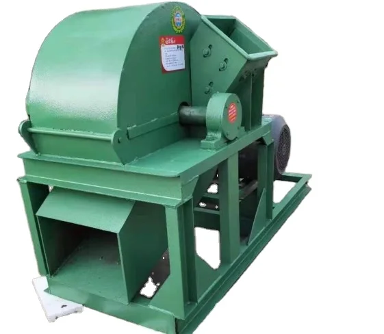 Sawdust Wood Crusher Machine with Engine Shredder Hammer Mill for Sawdust Powder Wood Charcoal Corn Cob