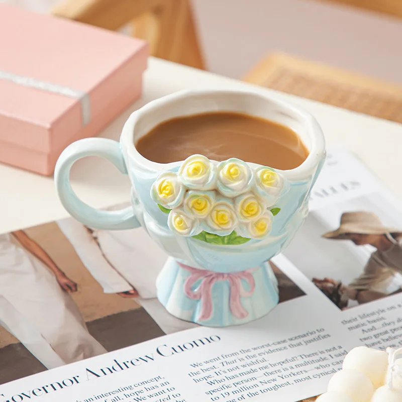 SYL Porcelain Couple Mug China Wedding Favor Eco-Friendly Contemporary Gift Packaging for Weddings