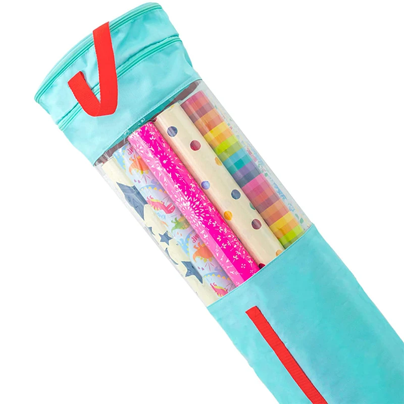 wrapping paper storage organizer