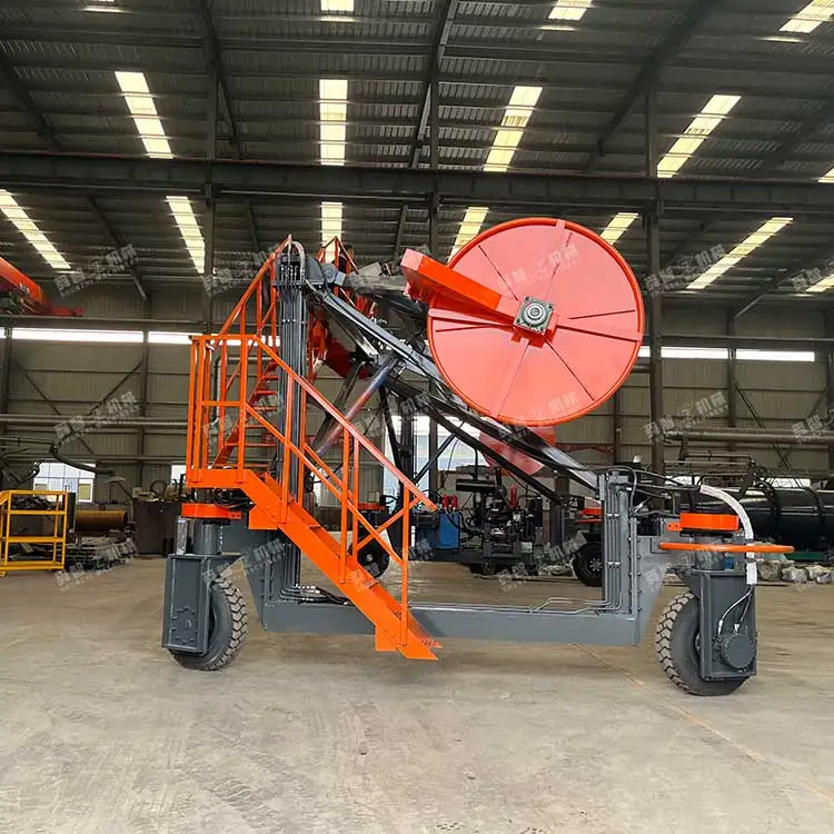 Compost Fertilizer Making Machine Food Waste to Organic Fertilizer Compost Machine Compost Windrow Cover Roller