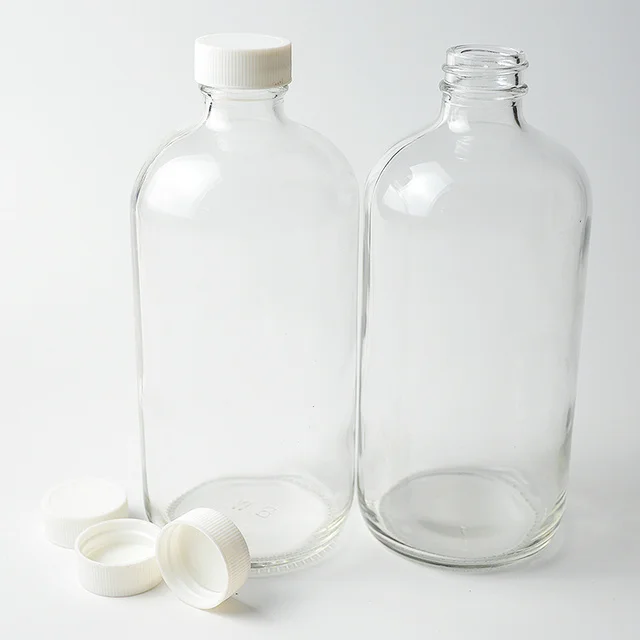 product eco friendly reusable glass bottles refillable option for shower gel or lotion-0
