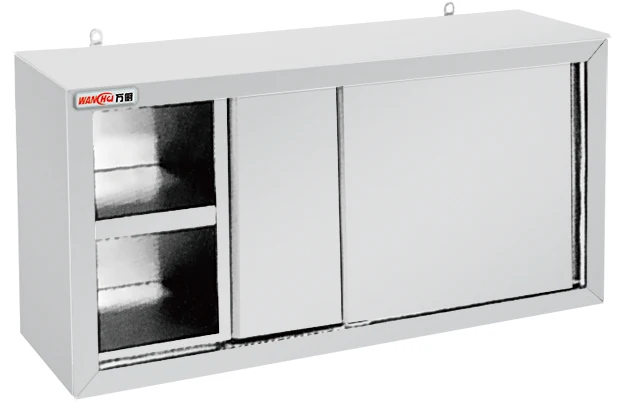 Customized Restaurant Commercial Stainless Steel Industrial Kitchen Storage  Cabinet Customized Kitchen Dish Cupboard Factory