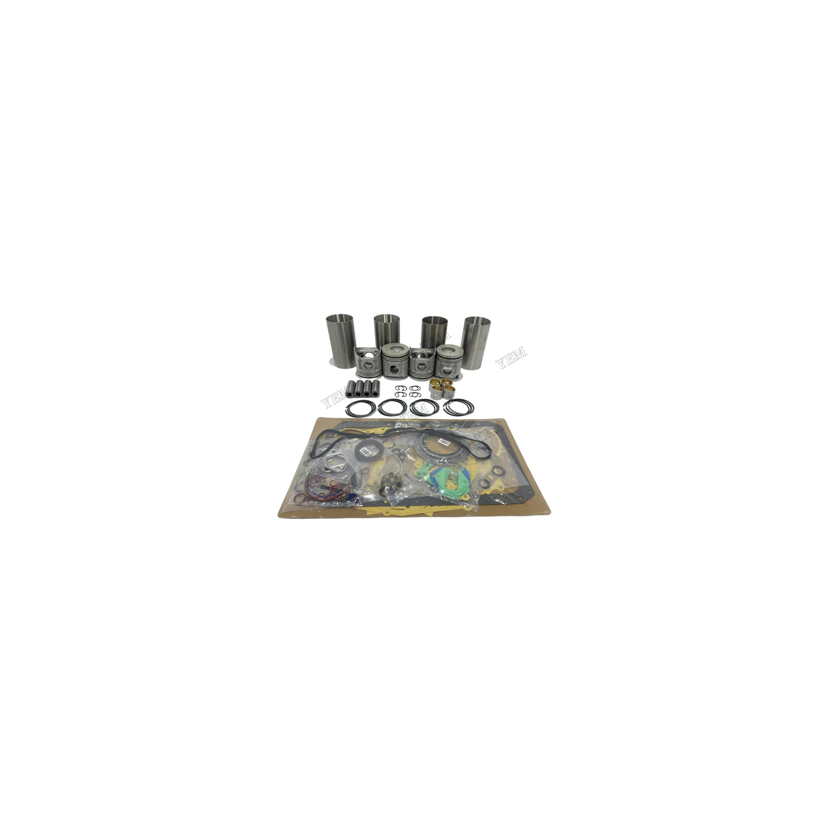 Replaces Overhaul Kit With Gasket Set Suitable for Mitsubishi 4D34 Diesel Engine Spare Parts