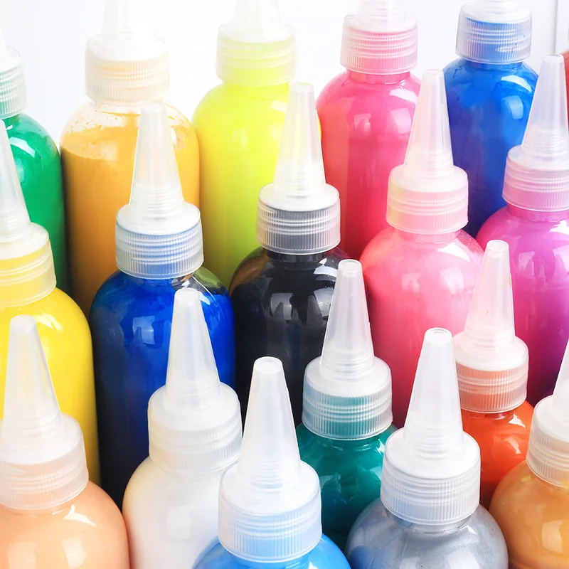 200ml 24colors Water Colour Paint Set Wholesale Large Bottle Acrylic