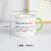 Fruit green handle with a little bear print