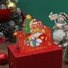 Omino di Pan di Zenzero Rosso di Natale