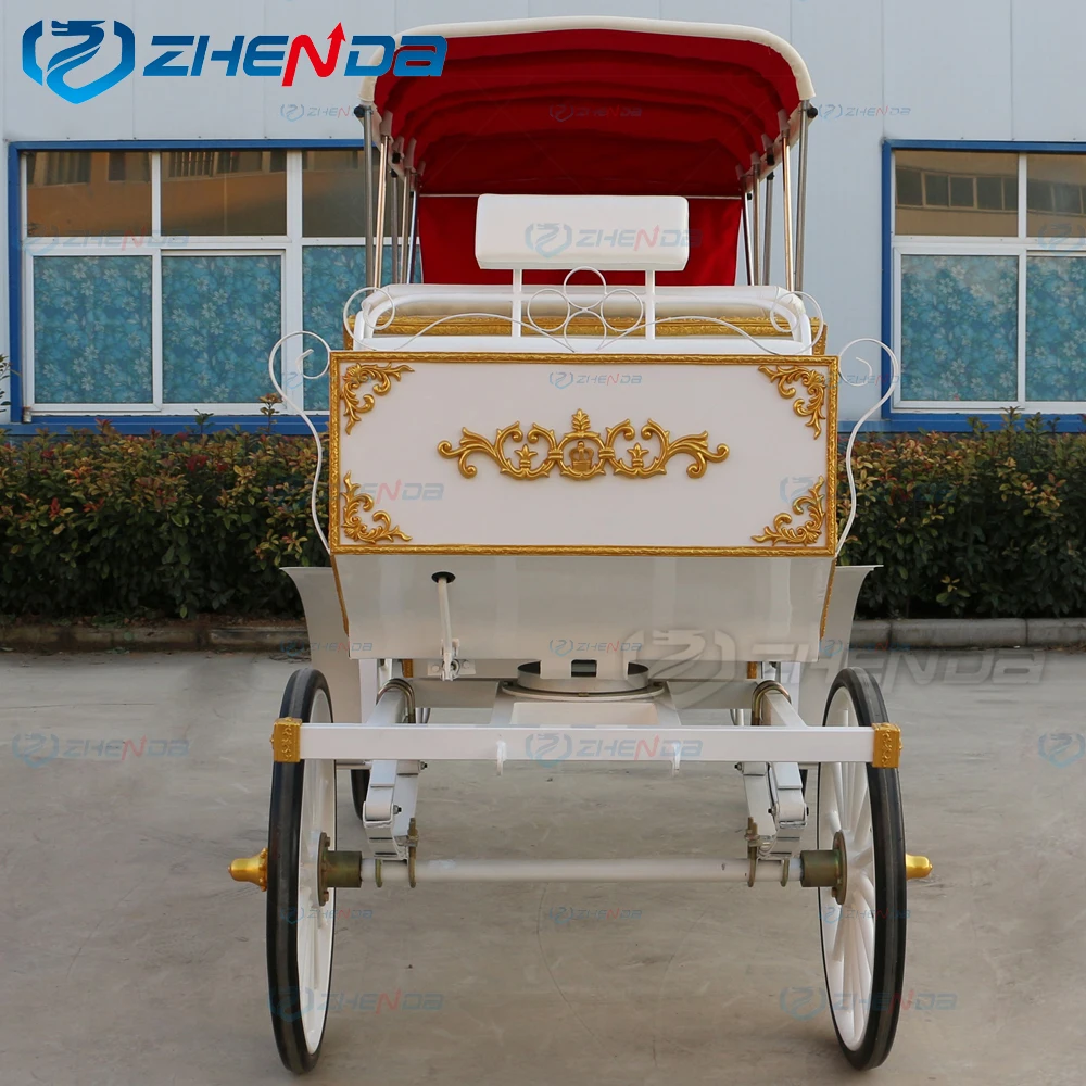 Cheap Price Electric Sightseeing Horse Carriage  / Romantic wedding carriage for Sale