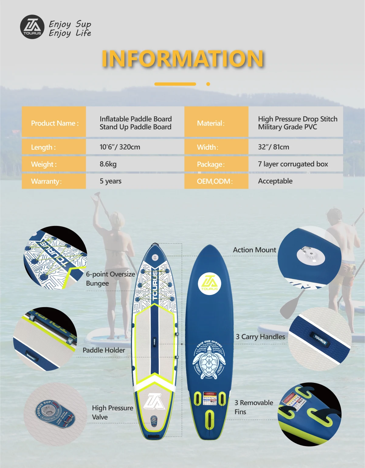 2023 Latest Style Wooden Paddle Sup Padel Boards Paddle Board